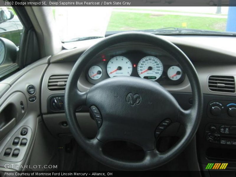 Deep Sapphire Blue Pearlcoat / Dark Slate Gray 2002 Dodge Intrepid SE