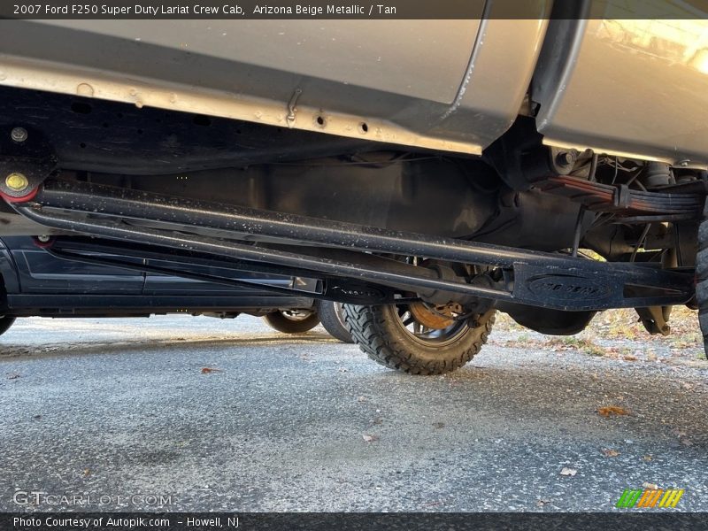 Arizona Beige Metallic / Tan 2007 Ford F250 Super Duty Lariat Crew Cab