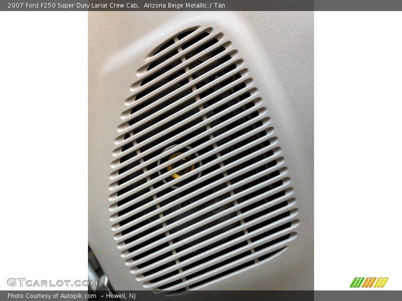Arizona Beige Metallic / Tan 2007 Ford F250 Super Duty Lariat Crew Cab