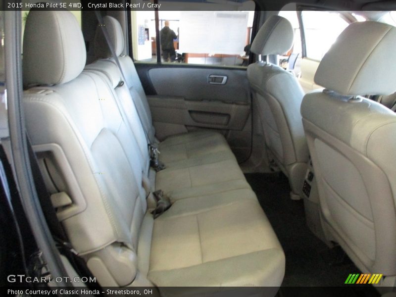 Crystal Black Pearl / Gray 2015 Honda Pilot SE 4WD