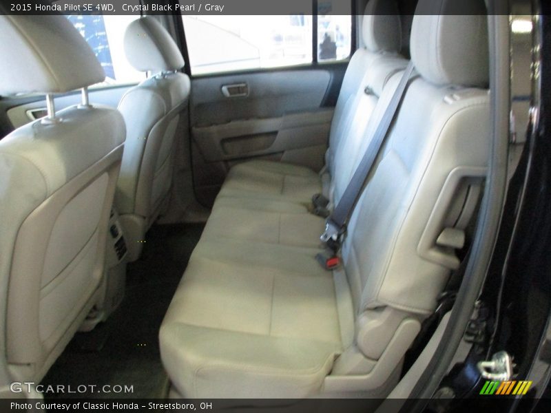 Crystal Black Pearl / Gray 2015 Honda Pilot SE 4WD