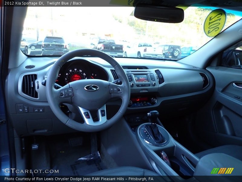 Twilight Blue / Black 2012 Kia Sportage EX