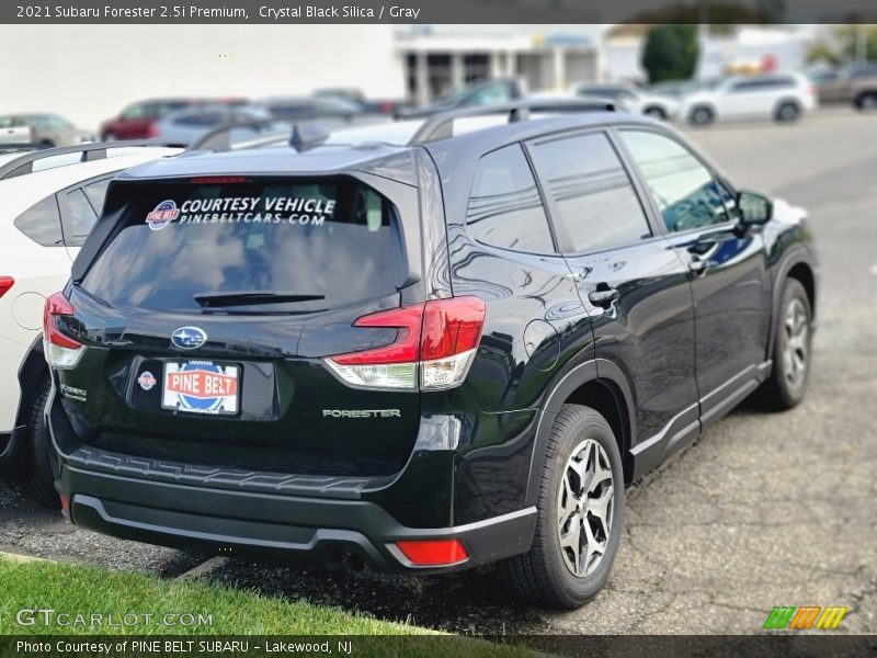 Crystal Black Silica / Gray 2021 Subaru Forester 2.5i Premium