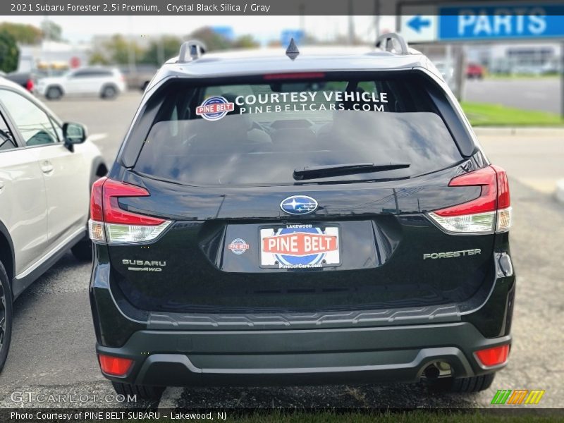 Crystal Black Silica / Gray 2021 Subaru Forester 2.5i Premium