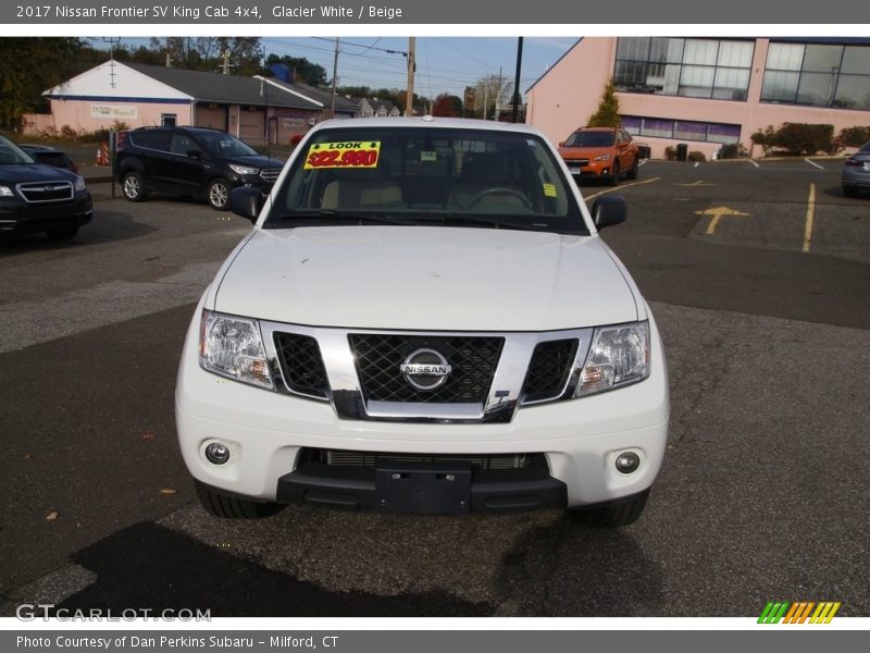 Glacier White / Beige 2017 Nissan Frontier SV King Cab 4x4