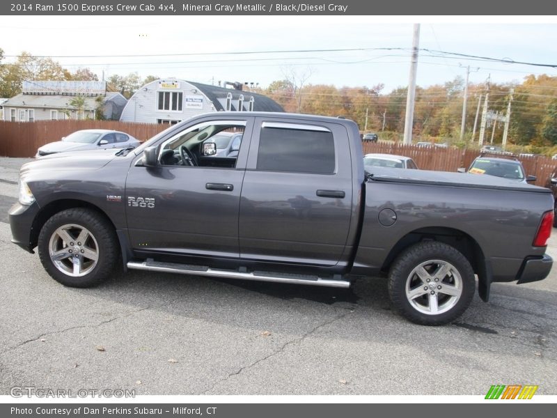 Mineral Gray Metallic / Black/Diesel Gray 2014 Ram 1500 Express Crew Cab 4x4