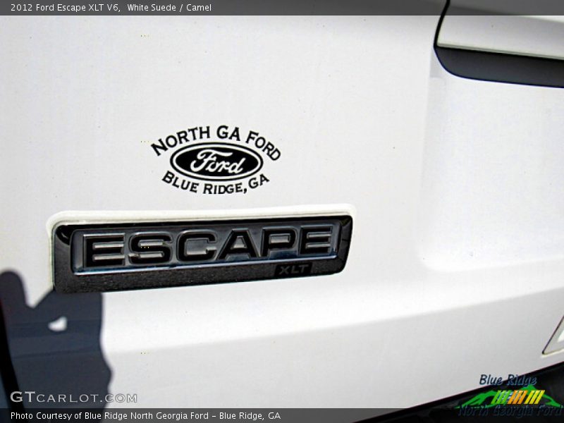 White Suede / Camel 2012 Ford Escape XLT V6
