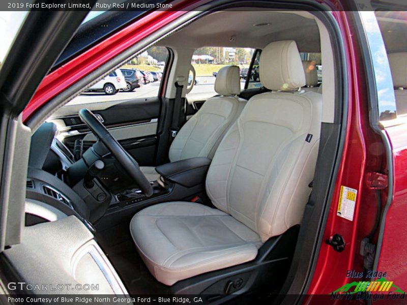 Ruby Red / Medium Stone 2019 Ford Explorer Limited
