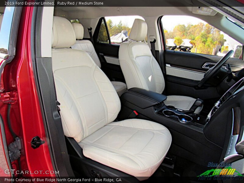 Ruby Red / Medium Stone 2019 Ford Explorer Limited