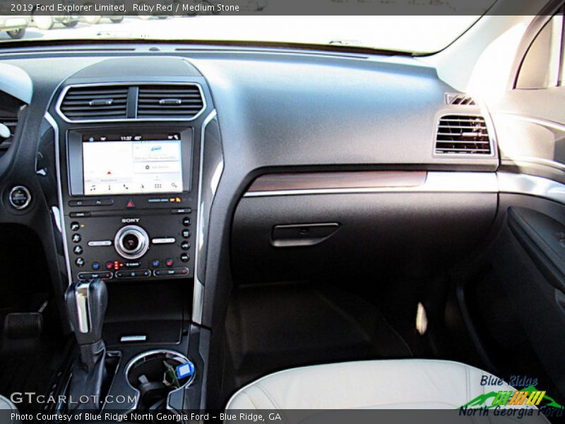 Ruby Red / Medium Stone 2019 Ford Explorer Limited