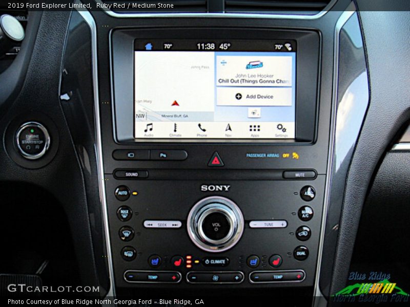 Ruby Red / Medium Stone 2019 Ford Explorer Limited