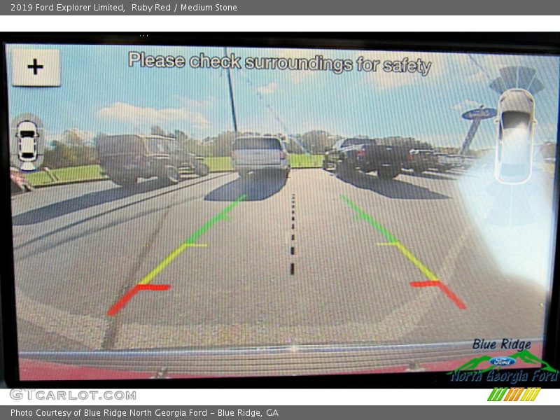 Ruby Red / Medium Stone 2019 Ford Explorer Limited