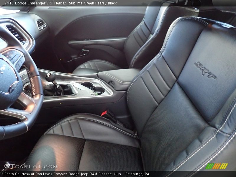 Sublime Green Pearl / Black 2015 Dodge Challenger SRT Hellcat