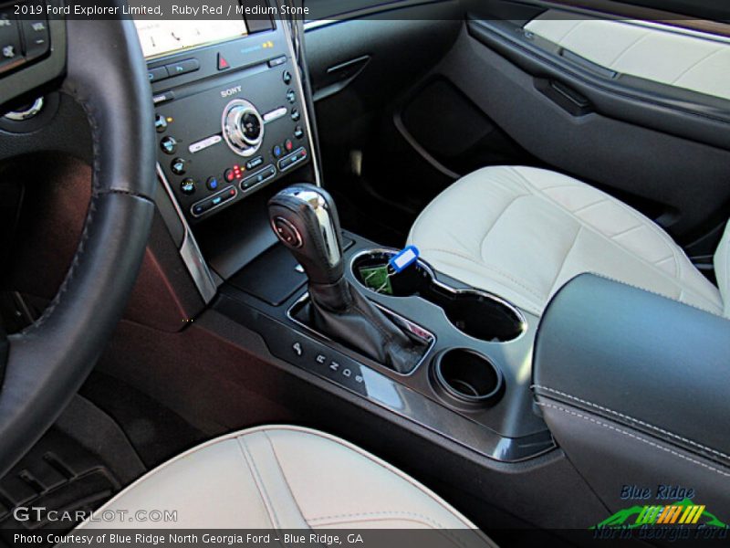 Ruby Red / Medium Stone 2019 Ford Explorer Limited
