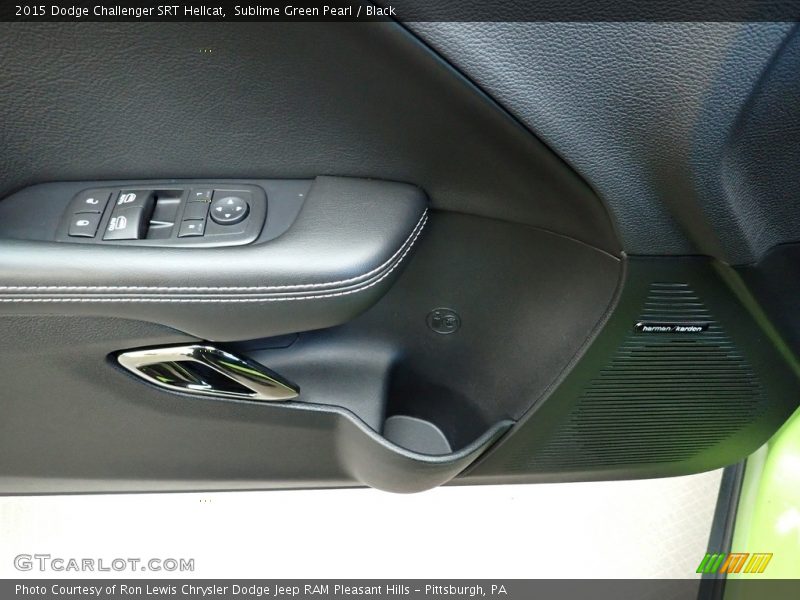Sublime Green Pearl / Black 2015 Dodge Challenger SRT Hellcat