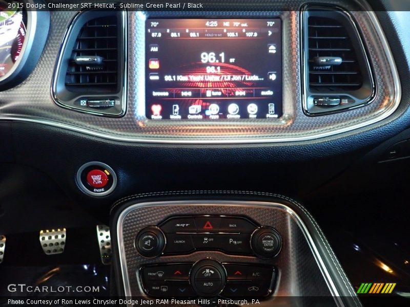 Sublime Green Pearl / Black 2015 Dodge Challenger SRT Hellcat