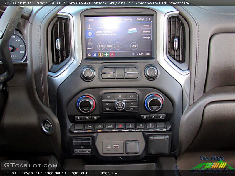 Shadow Gray Metallic / Gideon/­Very Dark Atmosphere 2020 Chevrolet Silverado 1500 LTZ Crew Cab 4x4