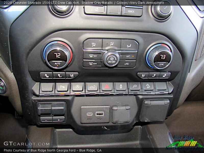 Shadow Gray Metallic / Gideon/­Very Dark Atmosphere 2020 Chevrolet Silverado 1500 LTZ Crew Cab 4x4