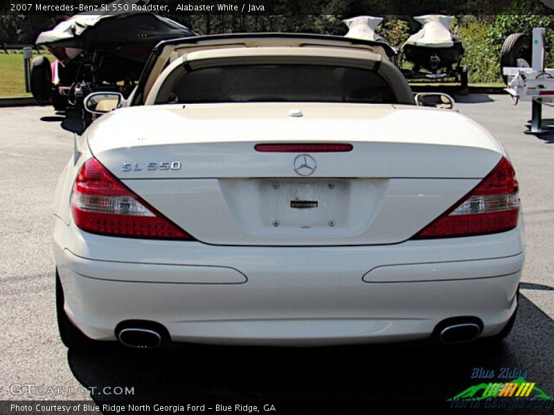 Alabaster White / Java 2007 Mercedes-Benz SL 550 Roadster
