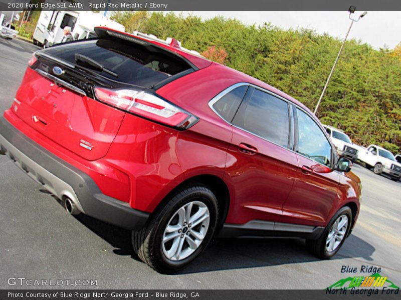 Rapid Red Metallic / Ebony 2020 Ford Edge SEL AWD