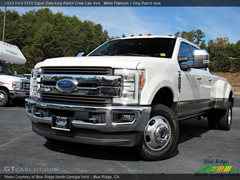 White Platinum / King Ranch Java 2019 Ford F350 Super Duty King Ranch Crew Cab 4x4