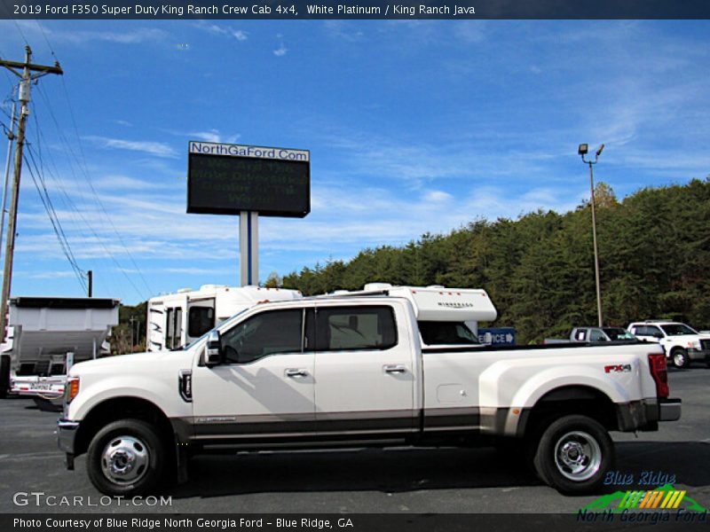 White Platinum / King Ranch Java 2019 Ford F350 Super Duty King Ranch Crew Cab 4x4