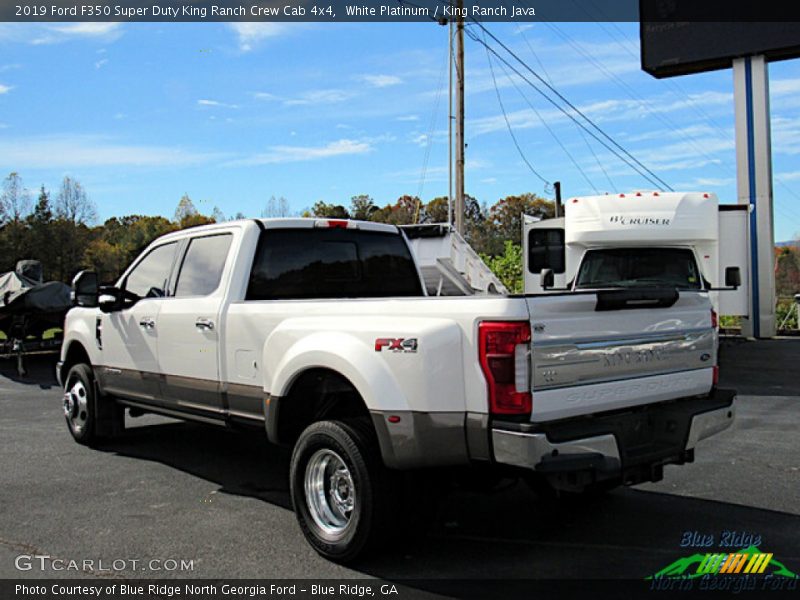 White Platinum / King Ranch Java 2019 Ford F350 Super Duty King Ranch Crew Cab 4x4