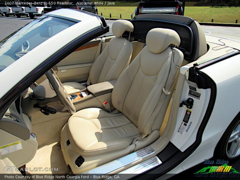 Alabaster White / Java 2007 Mercedes-Benz SL 550 Roadster