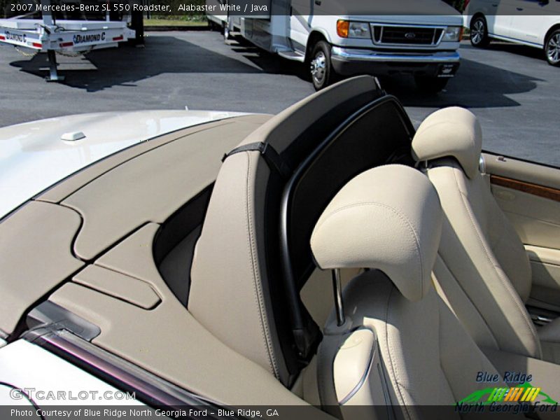 Alabaster White / Java 2007 Mercedes-Benz SL 550 Roadster