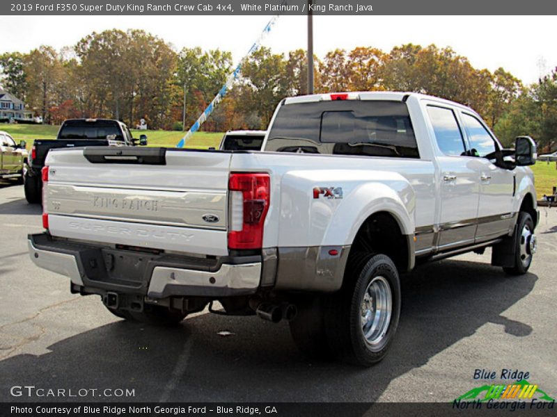 White Platinum / King Ranch Java 2019 Ford F350 Super Duty King Ranch Crew Cab 4x4