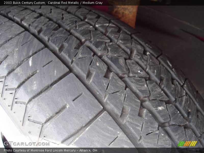 Cardinal Red Metallic / Medium Gray 2003 Buick Century Custom