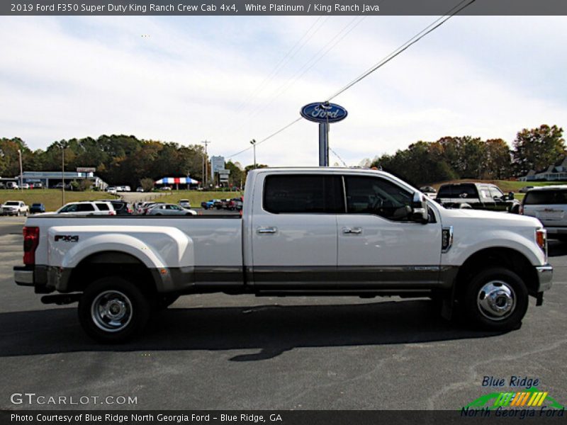 White Platinum / King Ranch Java 2019 Ford F350 Super Duty King Ranch Crew Cab 4x4