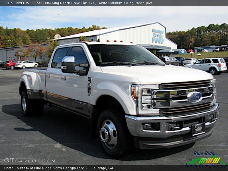 White Platinum / King Ranch Java 2019 Ford F350 Super Duty King Ranch Crew Cab 4x4