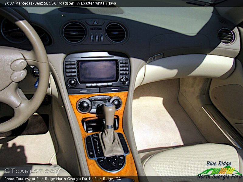 Alabaster White / Java 2007 Mercedes-Benz SL 550 Roadster