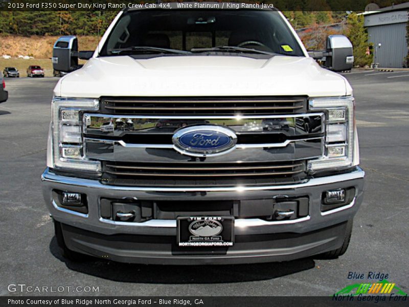 White Platinum / King Ranch Java 2019 Ford F350 Super Duty King Ranch Crew Cab 4x4