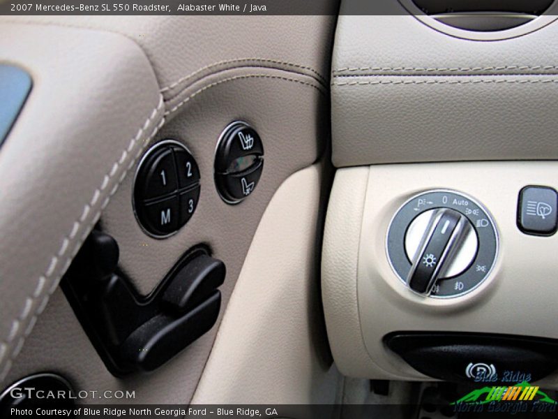 Alabaster White / Java 2007 Mercedes-Benz SL 550 Roadster