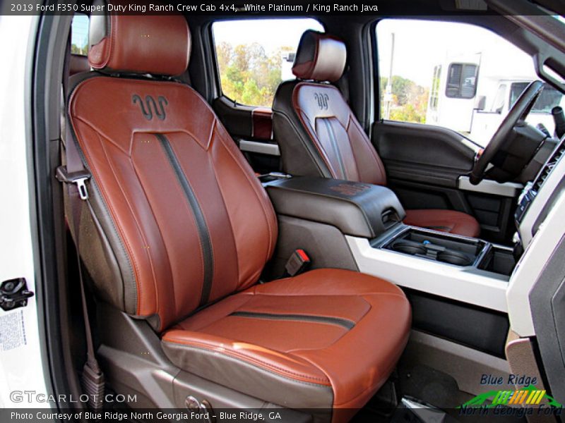 Front Seat of 2019 F350 Super Duty King Ranch Crew Cab 4x4