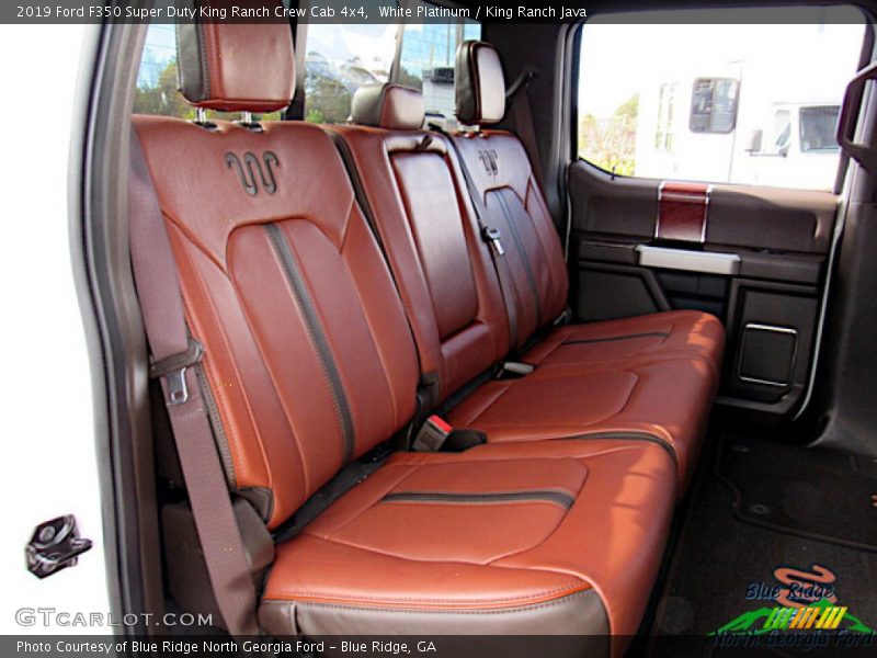 Rear Seat of 2019 F350 Super Duty King Ranch Crew Cab 4x4