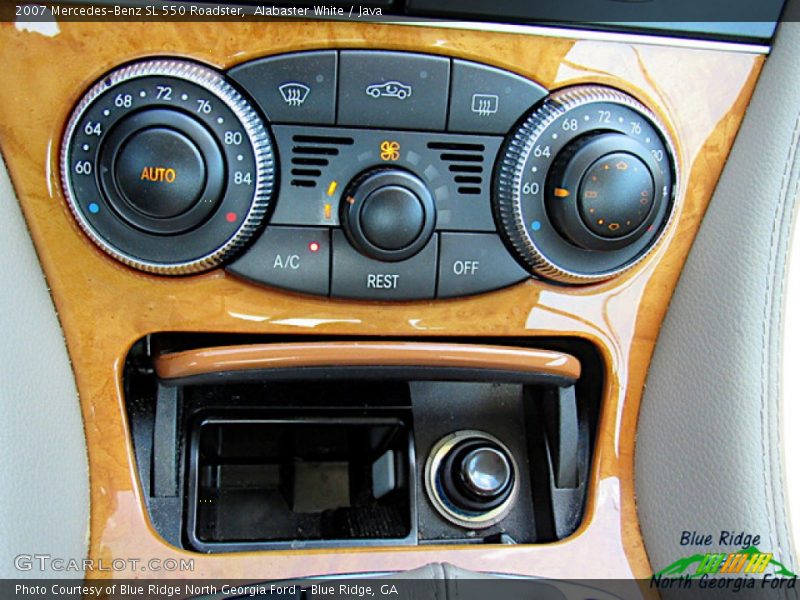 Alabaster White / Java 2007 Mercedes-Benz SL 550 Roadster