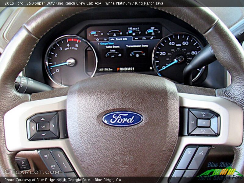 White Platinum / King Ranch Java 2019 Ford F350 Super Duty King Ranch Crew Cab 4x4