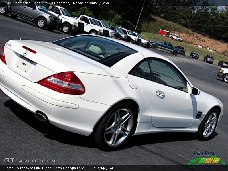 Alabaster White / Java 2007 Mercedes-Benz SL 550 Roadster