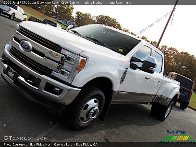 White Platinum / King Ranch Java 2019 Ford F350 Super Duty King Ranch Crew Cab 4x4