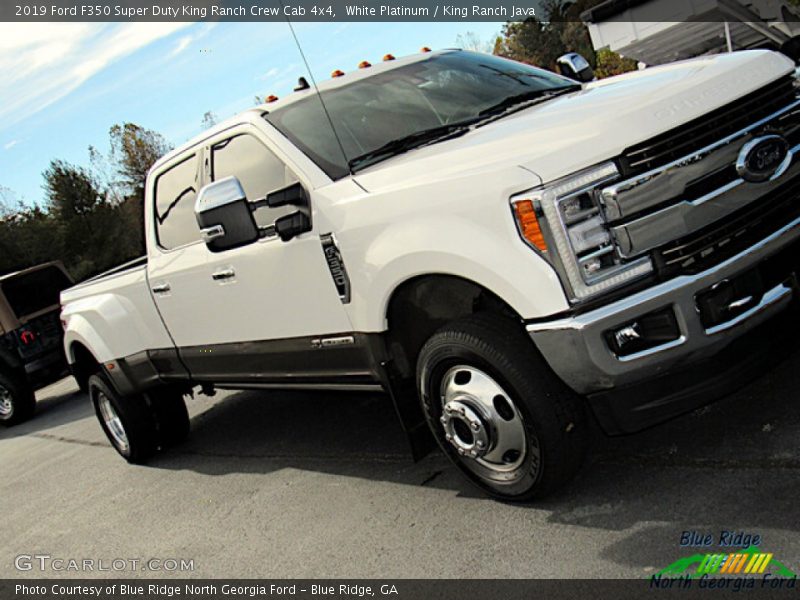 White Platinum / King Ranch Java 2019 Ford F350 Super Duty King Ranch Crew Cab 4x4