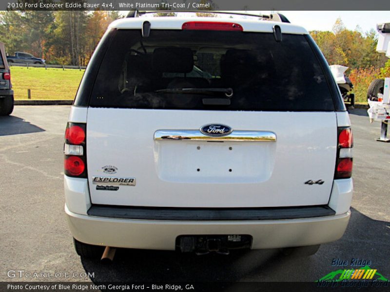 White Platinum Tri-Coat / Camel 2010 Ford Explorer Eddie Bauer 4x4