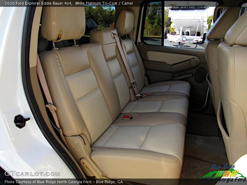 White Platinum Tri-Coat / Camel 2010 Ford Explorer Eddie Bauer 4x4