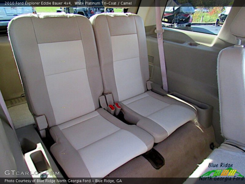 White Platinum Tri-Coat / Camel 2010 Ford Explorer Eddie Bauer 4x4