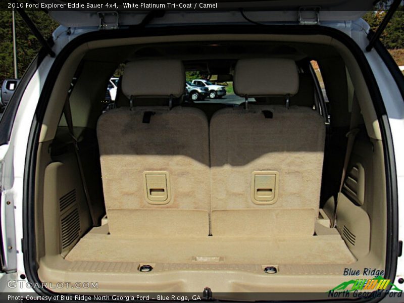 White Platinum Tri-Coat / Camel 2010 Ford Explorer Eddie Bauer 4x4