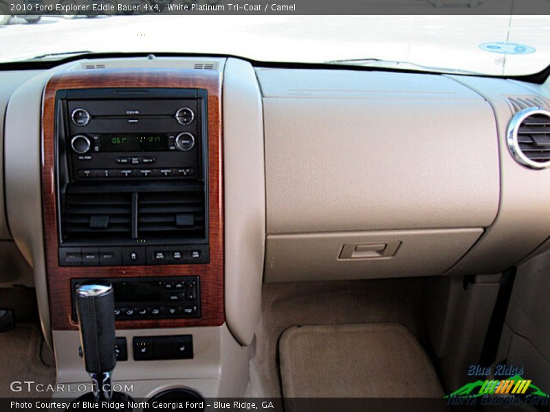 White Platinum Tri-Coat / Camel 2010 Ford Explorer Eddie Bauer 4x4