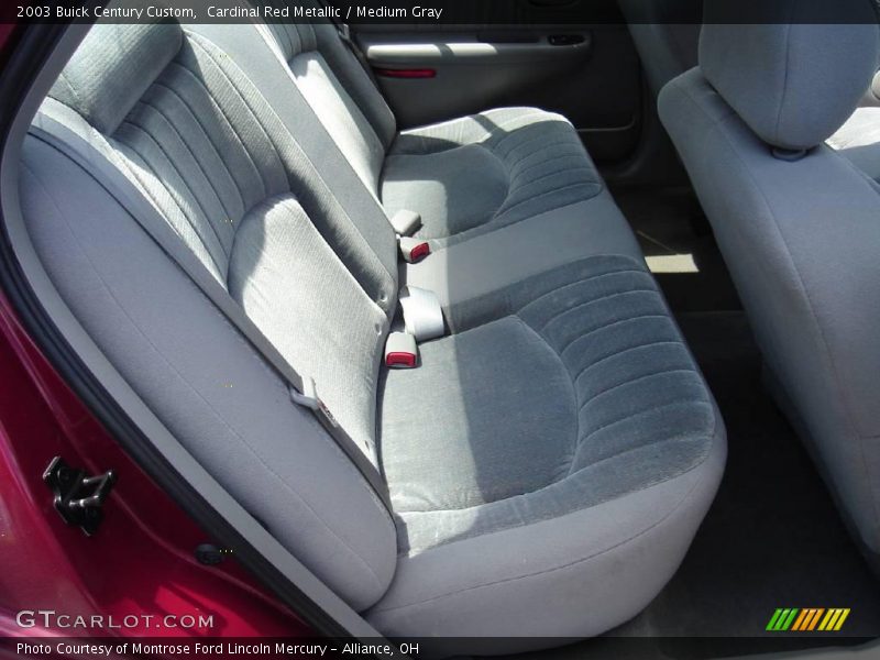 Cardinal Red Metallic / Medium Gray 2003 Buick Century Custom