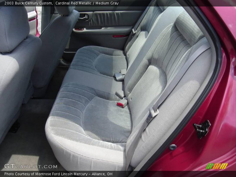 Cardinal Red Metallic / Medium Gray 2003 Buick Century Custom